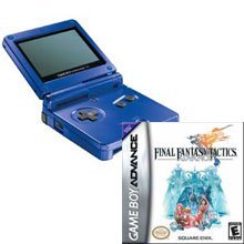GAME BOY ADVANCE SP（FFT-A同梱版） 未使用品 Nintendo Game Boy Advance SP Final Fantasy Tactics Console